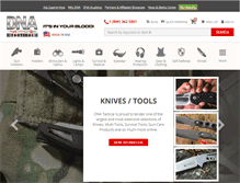 Tablet Screenshot of dnatactical.com
